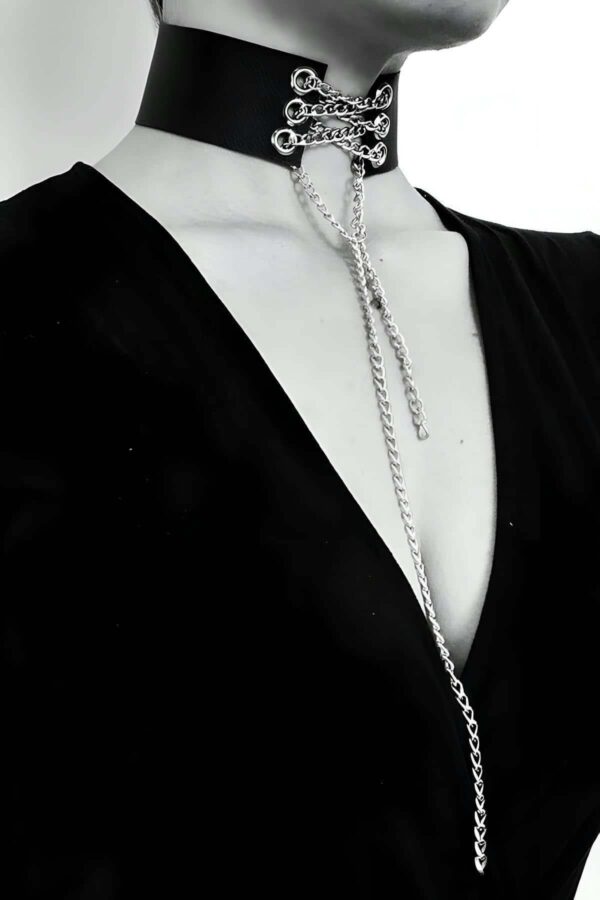 deri zincirli sik choker apft428 choker angels passion 125700 37 B