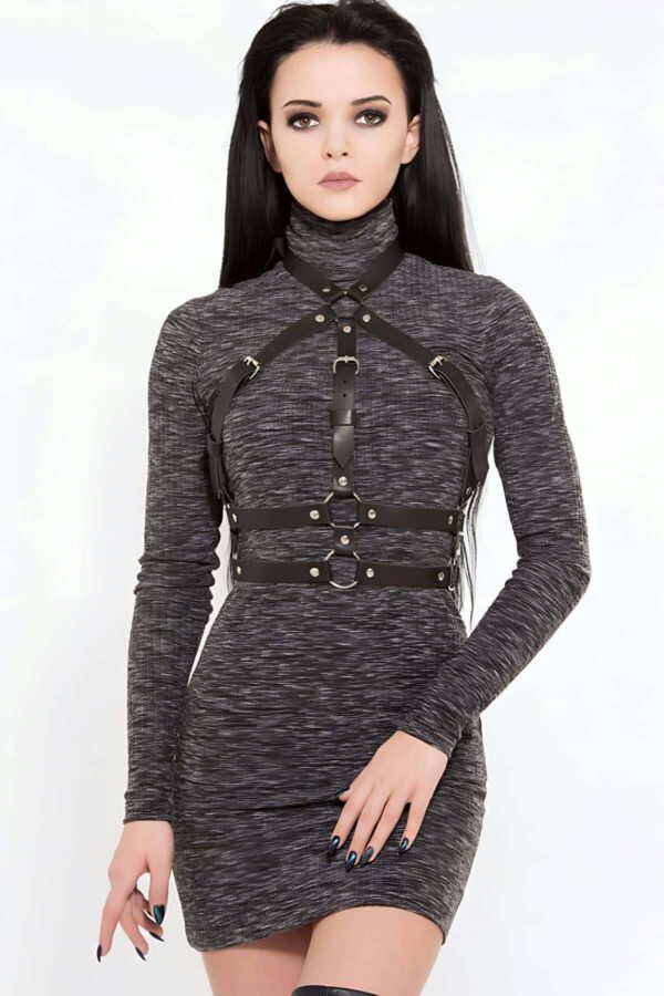 elbise gomlek uzeri deri sik aksesuar apft218 gs harness angels passion 125812 37 B