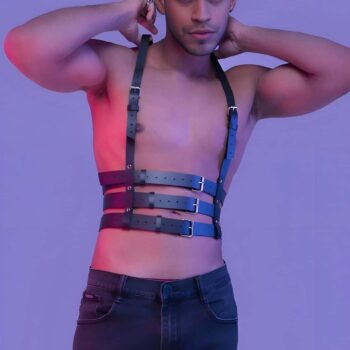 Erkek Dansçı Kostümü, Clubwear, Techno Party Giyim - APFTM17