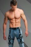Erkek Deri Bacak Harness