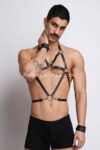 Erkek Deri Göğüs Harness