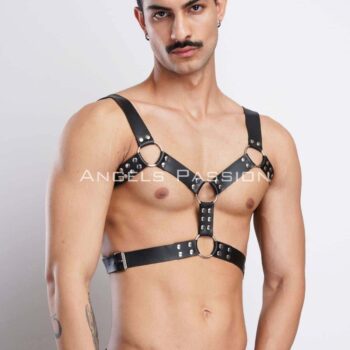 Erkek Deri Göğüs Harness, Erkek Parti Akseuar, Partywear - APFTM78