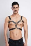 Erkek Deri Göğüs Harness