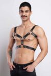 Erkek Deri Göğüs Harness