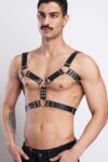 Erkek Deri Göğüs Harness