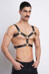 Erkek Deri Göğüs Harness