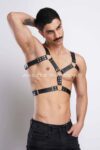 Erkek Deri Göğüs Harness