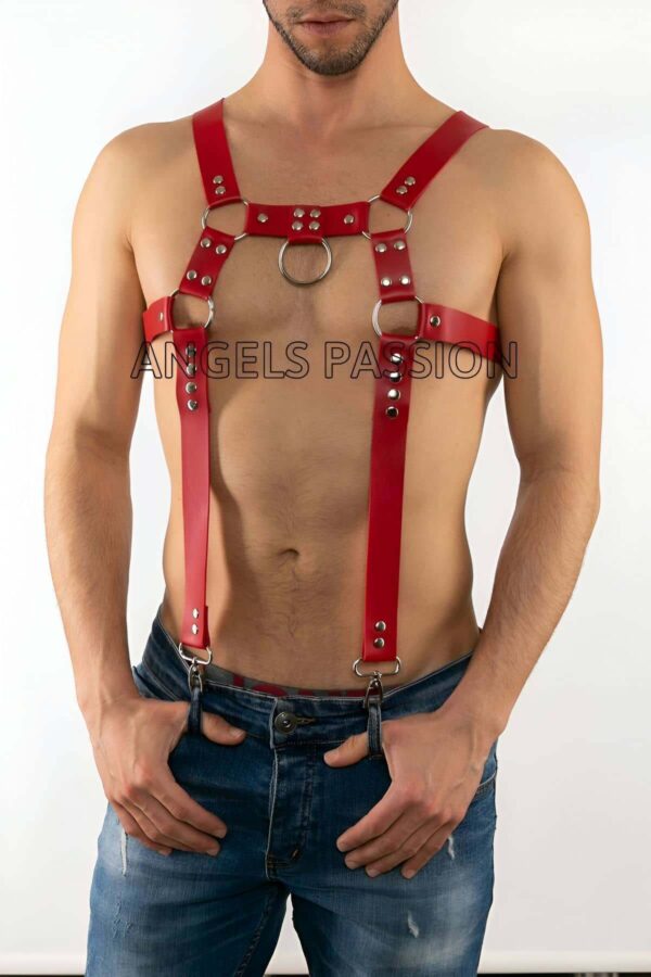 erkek deri harness erkek body harness erkek ic giyim apftm23 erkek harness angels passion 124710 39 B 1