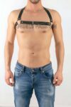 Erkek Deri İç Giyim – Erkek Deri Omuz Harness – Fantazi Erkek İç Giyim – Gay Giyim Modelleri – APFTM16
