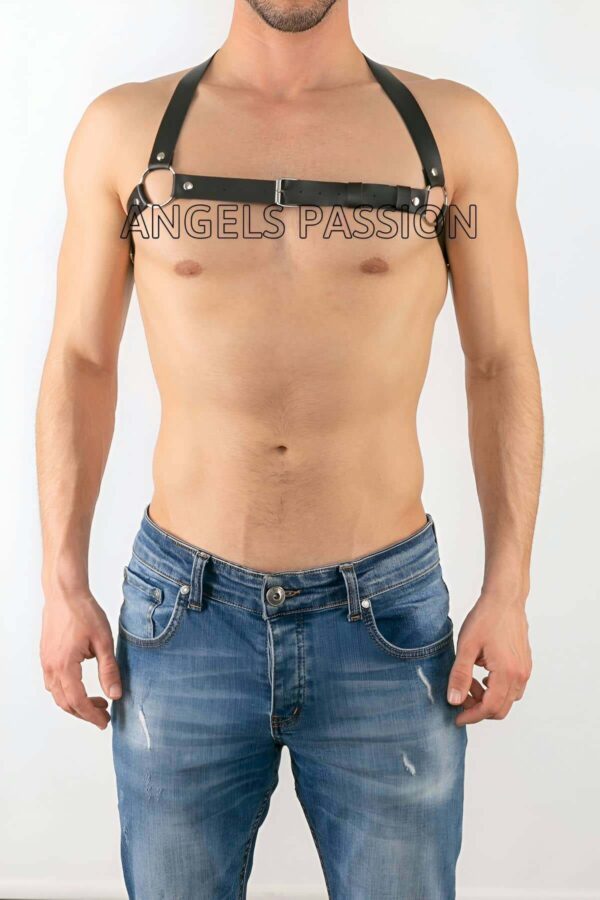 erkek deri ic giyim erkek deri omuz harness fantazi erkek ic giyim gay giyim modelleri apftm16 erkek harness angels passion 126592 39 B