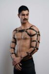 Erkek Deri Kol ve Göğüs Harness