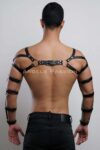 Erkek Deri Kol ve Göğüs Harness