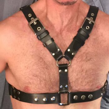 Erkek Erotik Giyim Deri Harness - APFTM22