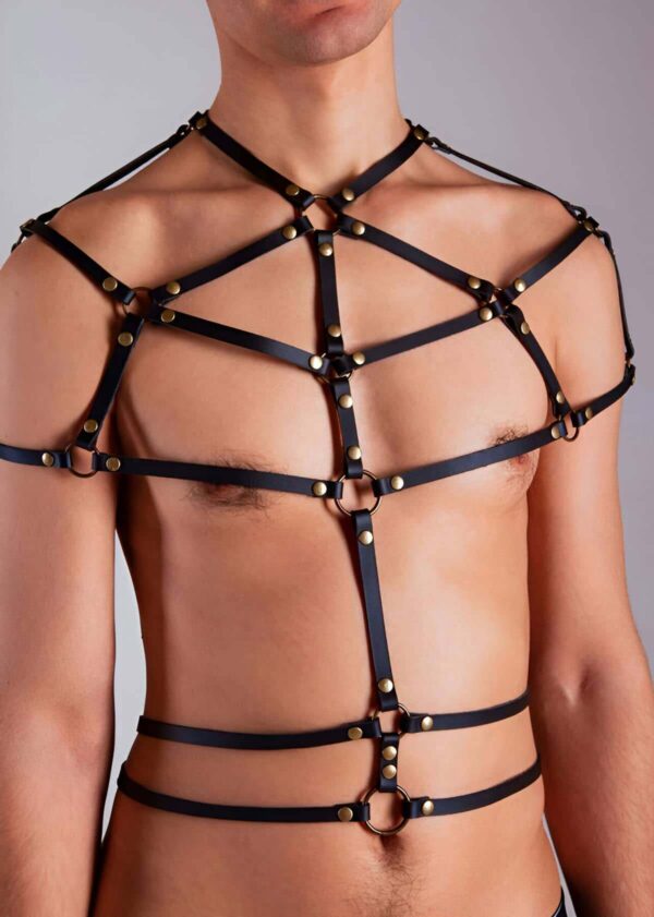erkek fantazi giyim orumcek agi apftm47 erkek harness angels passion 127835 38 B