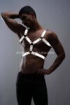 Erkek Göğüs Harness – Reflektörlü (Karanlıkta Yansıyan) Göğüs Harness – APFTM78