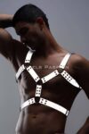Erkek Göğüs Harness – Reflektörlü (Karanlıkta Yansıyan) Göğüs Harness – APFTM78