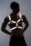 Erkek Göğüs Harness – Reflektörlü (Karanlıkta Yansıyan) Göğüs Harness – APFTM78