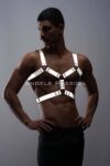 Erkek Göğüs Harness – Reflektörlü (Karanlıkta Yansıyan) Göğüs Harness – APFTM78