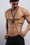 Erkek Omuz Harness – Seksi Erkek Deri Harness – Gay Harness İç Giyim – APFTM28