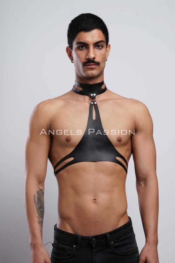 erkek parti aksesuari sik deri harness kemer erkek deri gogus harness apftm113 erkek harness angels passion 130272 41 B