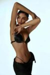 Fantazi Zincirli G-String Sütyen Külot Takımı Deri Harness – APFT1227