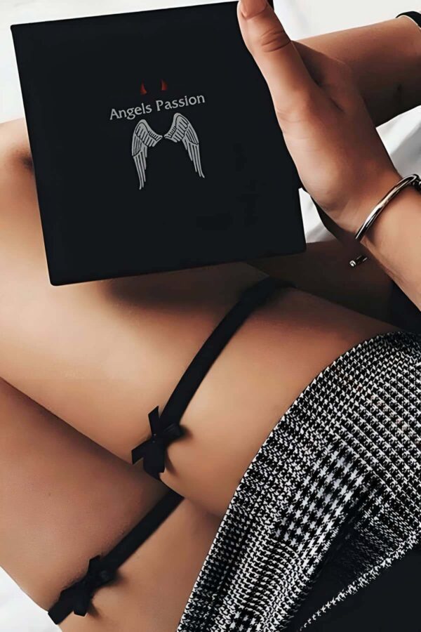 fiyonklu seksi bacak bandi apft268 jartiyer harness angels passion 123186 37 B