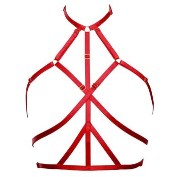 Göğsü Saran Şık Lastik Harness - APFT148