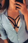 Göğüs Dekolteli Seksi Harness Aksesuar – APFT288