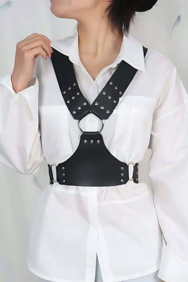 gomlek kemeri elbise kemeri sik ve tarz deri gogus harness kemer apft936 gs harness angels passion 125947 41 B