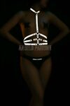 Işık ile Yansıyan Seksi Göğüs Üzeri Harness – APFT13