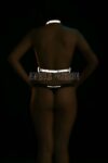 Işık ile Yansıyan Seksi Göğüs Üzeri Harness – APFT13