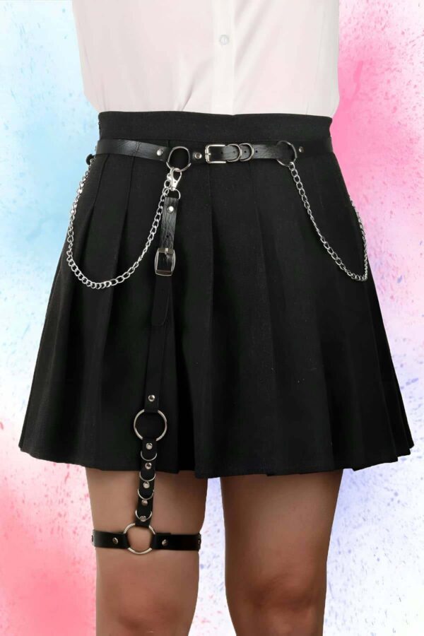 jartiyer harness deri zincirli bacak harness apft798 kadn kemer angels passion 126577 40 B