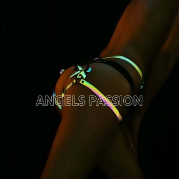 Kalça Üzeri Renkli Reflektörlü Seksi Harness - APFT388