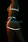 Kalçayı Saran Karanlıkta Parlayan Reflektörlü Harness – APFT480