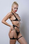 Kanca Detaylı Şık Göğüs Ve Bacak Harness Takım – APFT1221