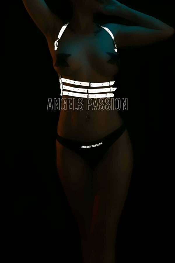 karanlikta parlayan gogus uzeri harness apft178 reflektrl harness angels passion 128085 39 B