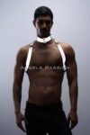 Karanlıkta Parlayan (Reflektörlü) Choker ve Göğüs Harness Takım