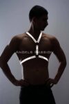 Karanlıkta Parlayan (Reflektörlü) Erkek Göğüs Harness
