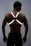 Karanlıkta Parlayan (Reflektörlü) Erkek Göğüs Harness