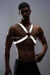 Karanlıkta Parlayan (Reflektörlü) Erkek Göğüs Harness