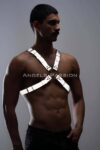 Karanlıkta Parlayan (Reflektörlü) Erkek Göğüs Harness