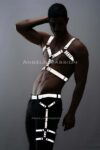 Karanlıkta Yansıyan Reflektörlü Erkek Harness Takım