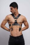 Kelepçeli Erkek Göğüs Harness