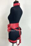 Kelepçeli Şık Deri Harness Takım