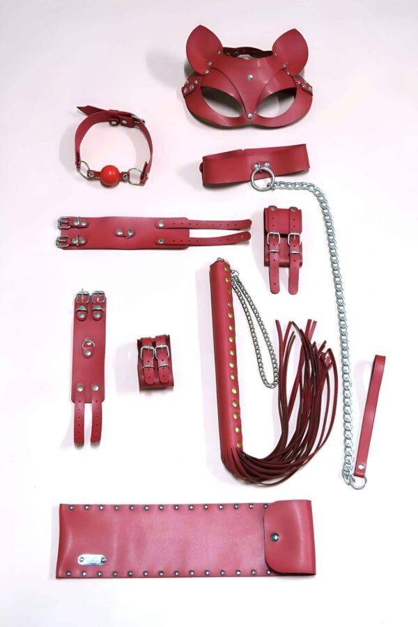 kirbac kelepce set 6i set ayak el kelepcesi maske agiz topu apft1308 krba kelepe angels passion 122798 41 B
