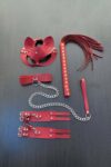 Kırmızı Fantezi Set