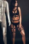 Kışkırtıcı Deri Jartiyer Harness Takım – APFT384