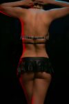 Lastik ve Halka Detaylı Seksi Göğüs Harness – Fantazi Harness Takım İç Giyim – APFT578