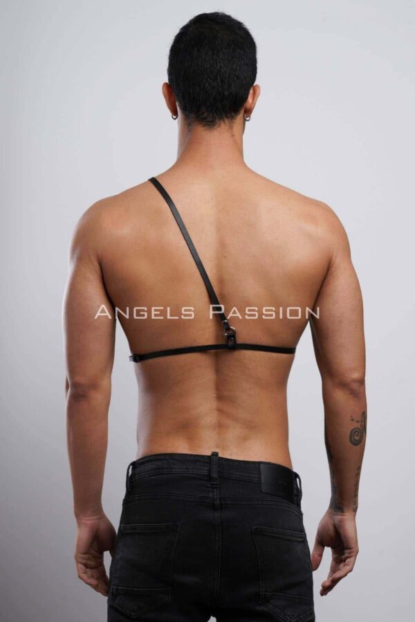 omuz detayli erkek deri gogus harness gomlek kemeri apftm110 erkek harness angels passion 130285 41 B