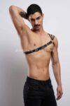 Omuzu Detaylı Şık Erkek Omuz Harness – Erkek Göğüs Harness – APFTM45